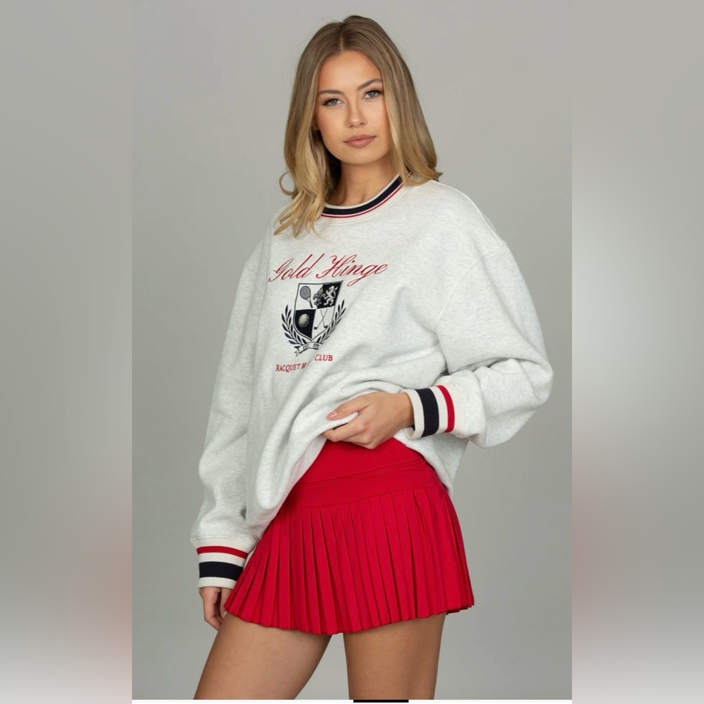 ❤️ Gold Hinge RUBY PLEATED TENNIS SKIRT~ Small